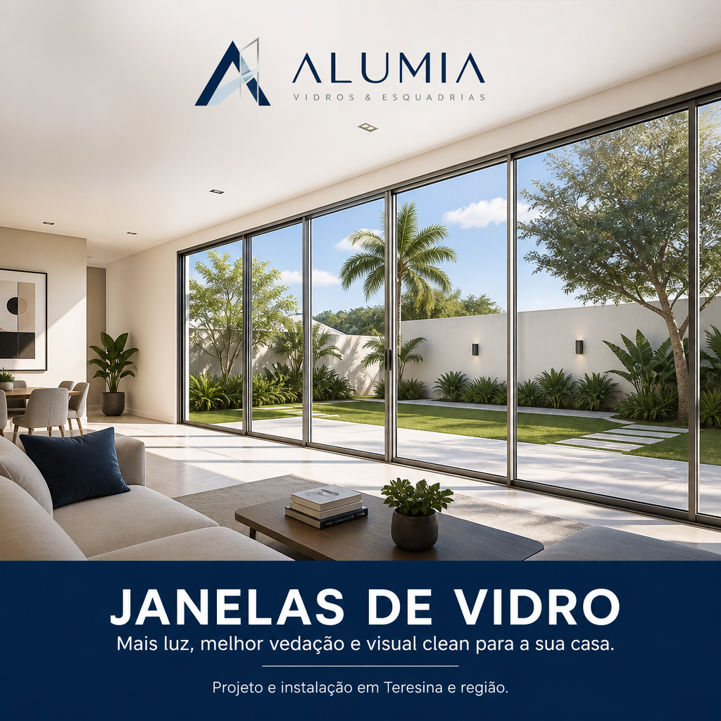 Janelas de vidro em Teresina